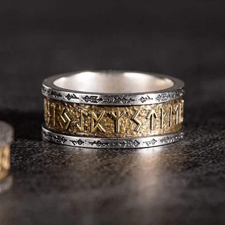 Silber- & Gold-Titanring