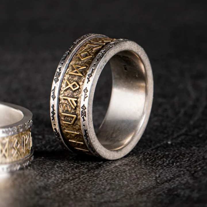 Silber- & Gold-Titanring
