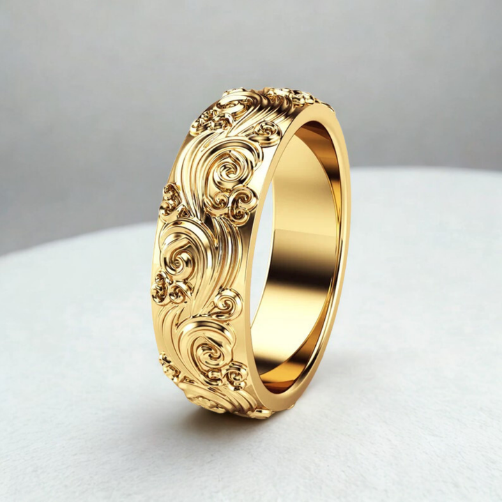 Vintage Goldenes Emblemring