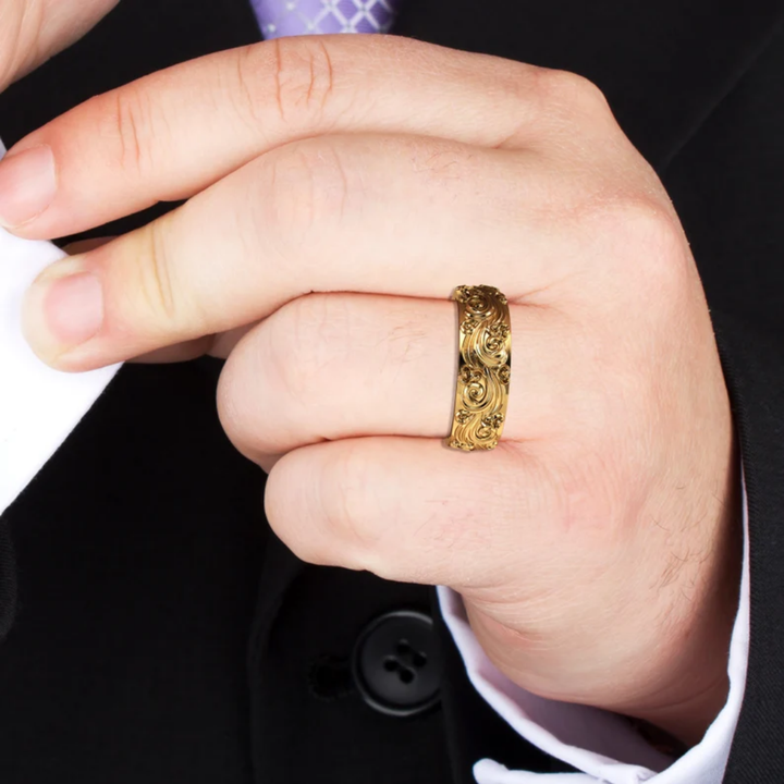 Vintage Goldenes Emblemring