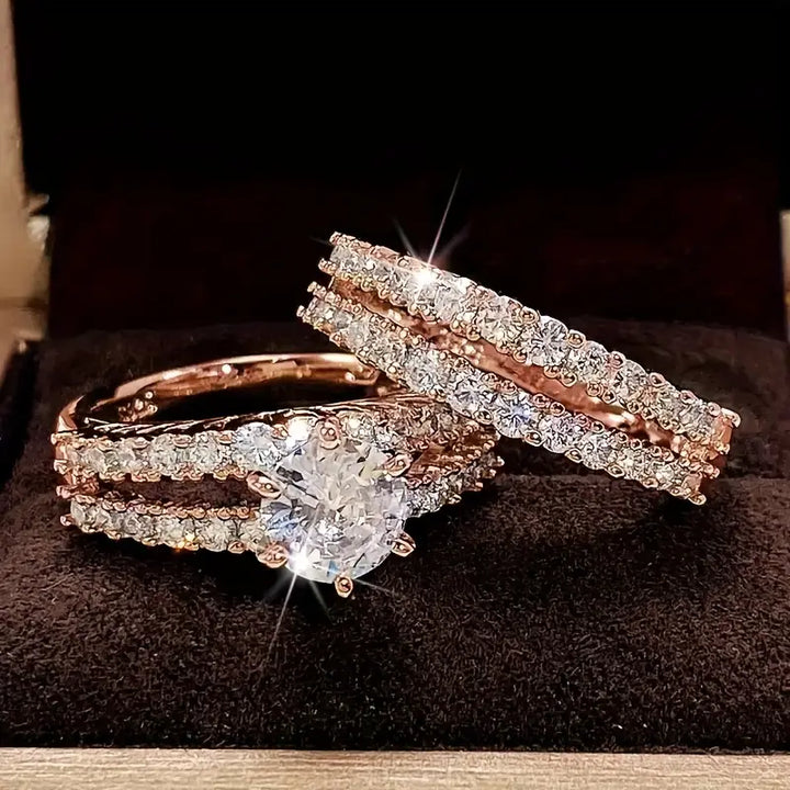 Das Ewige Glanz-Ring-Set | Gold