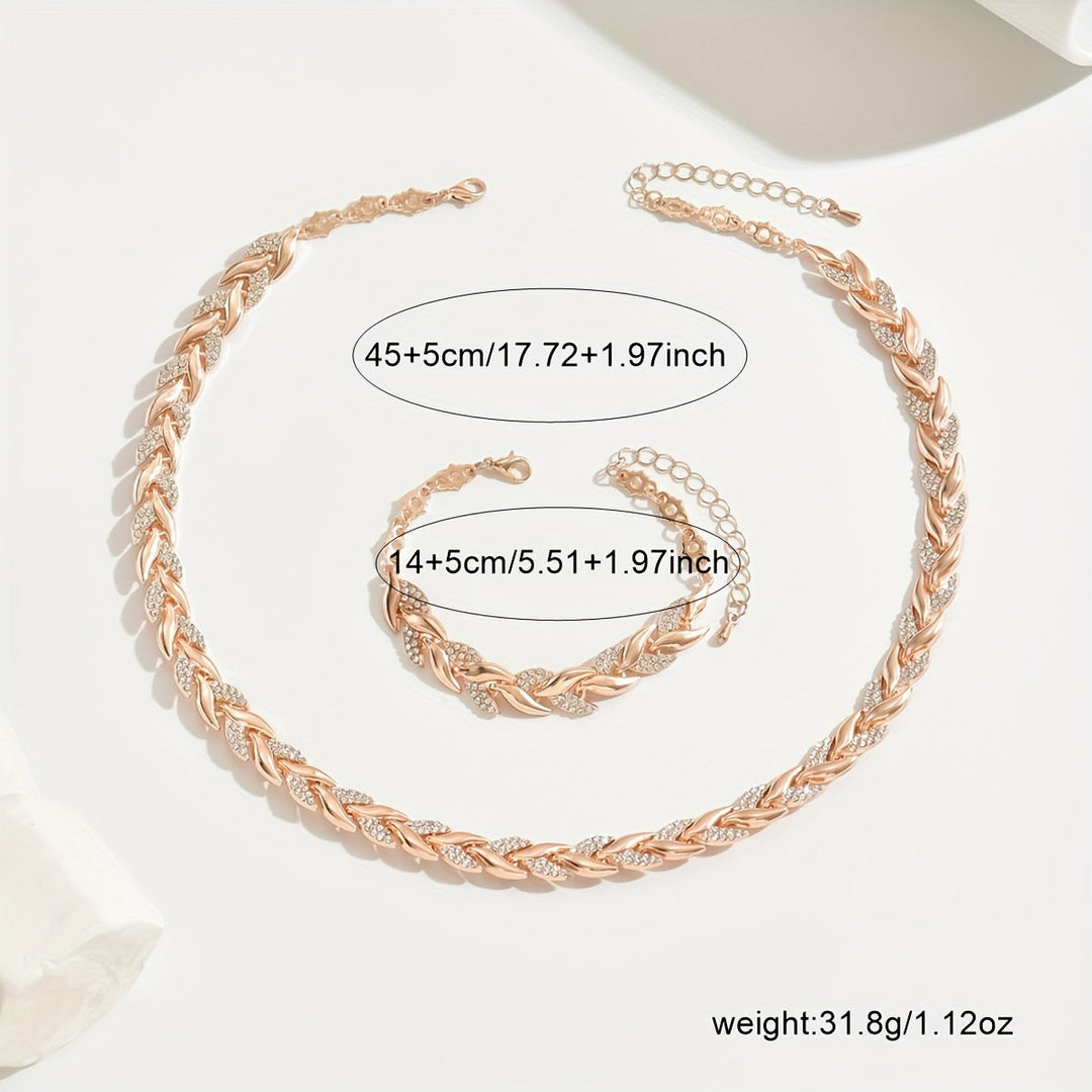 Das elegante Glas-Rhinestone-Fischschwanz-Set
