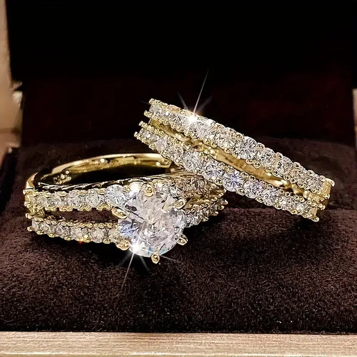 Das Ewige Glanz-Ring-Set | Gold