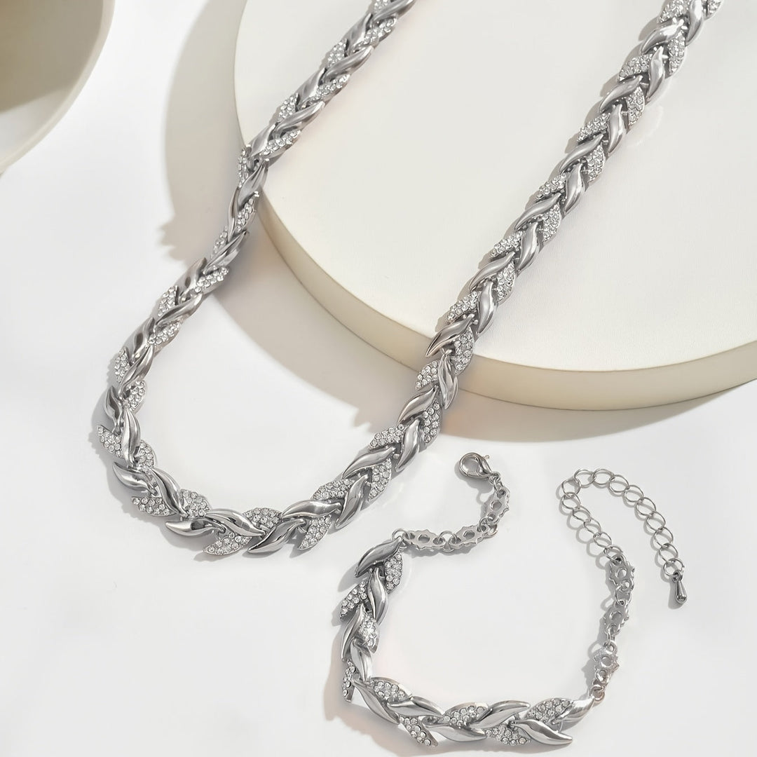 Das elegante Glas-Rhinestone-Fischschwanz-Set