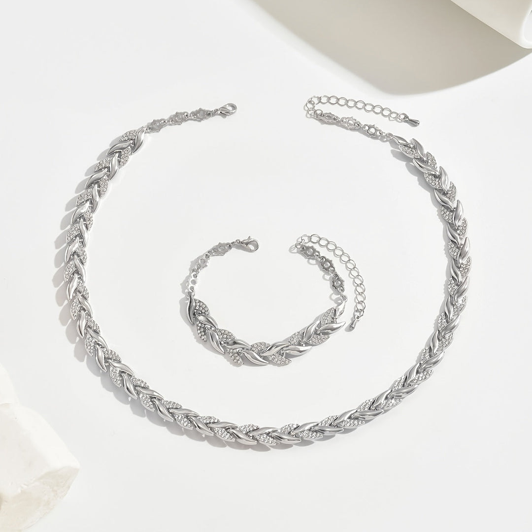 Das elegante Glas-Rhinestone-Fischschwanz-Set
