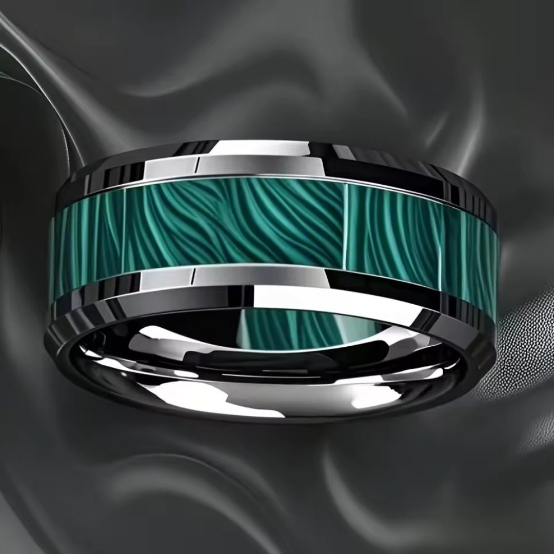 Smaragd Welle Erbe Ring