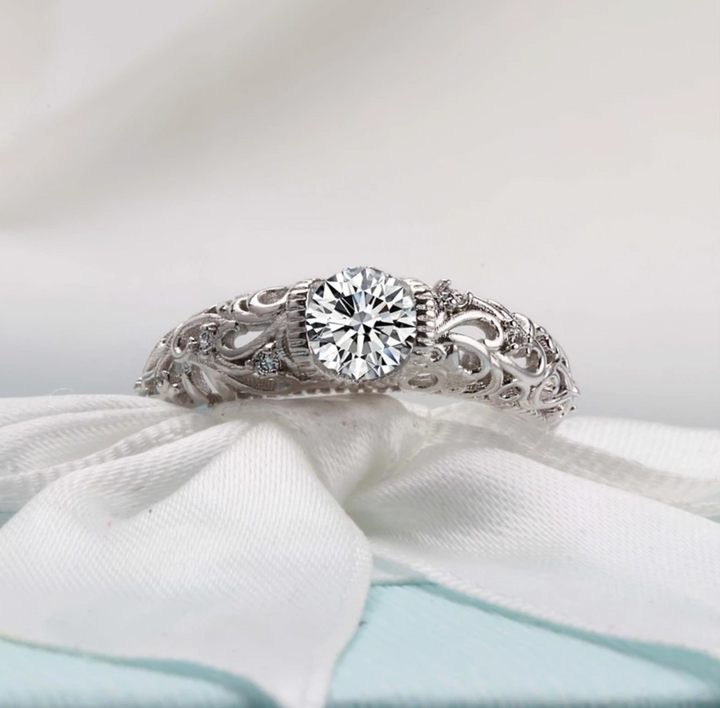Eleganter Sterlingsilberring