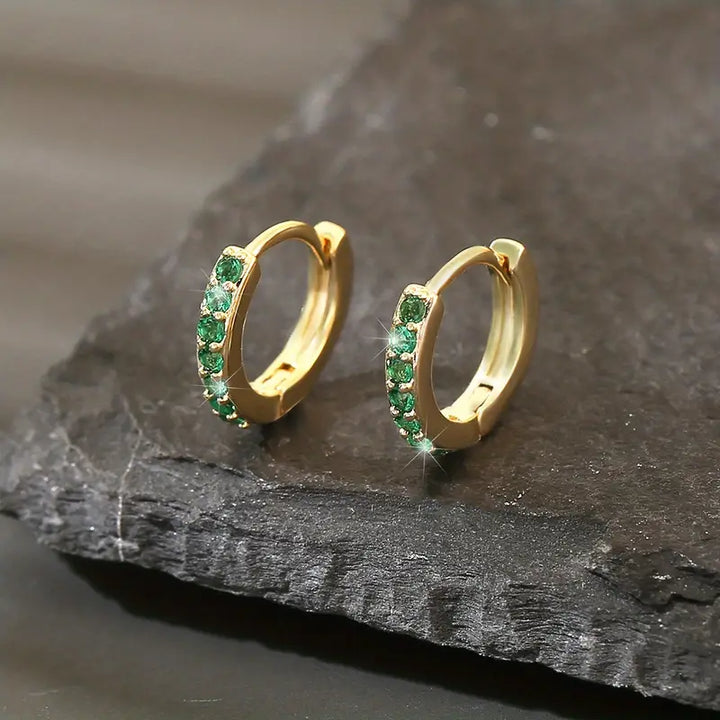 Küsteninspirierte Gold Tropfenohrringe
