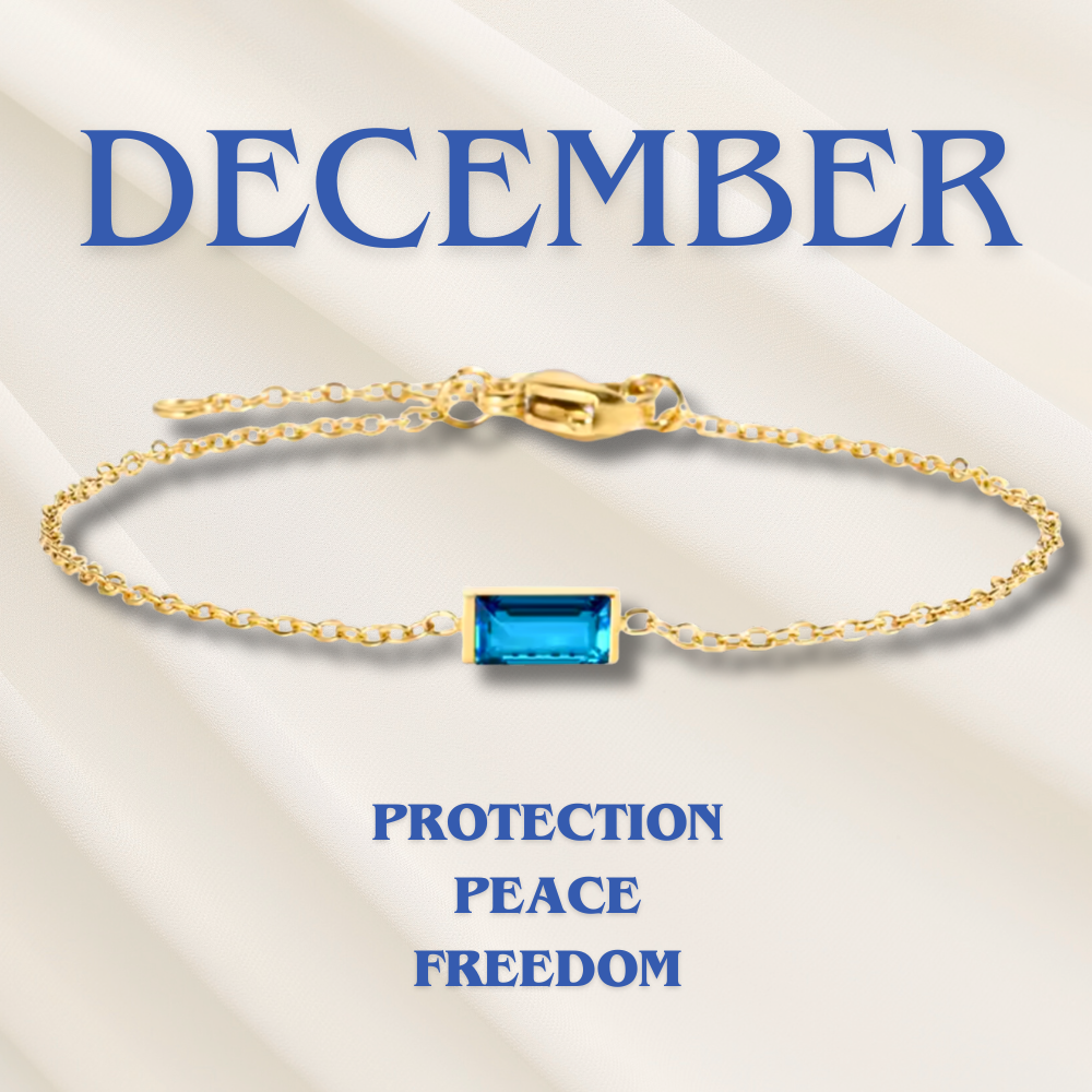Herzlinie Geburtssteinarmband