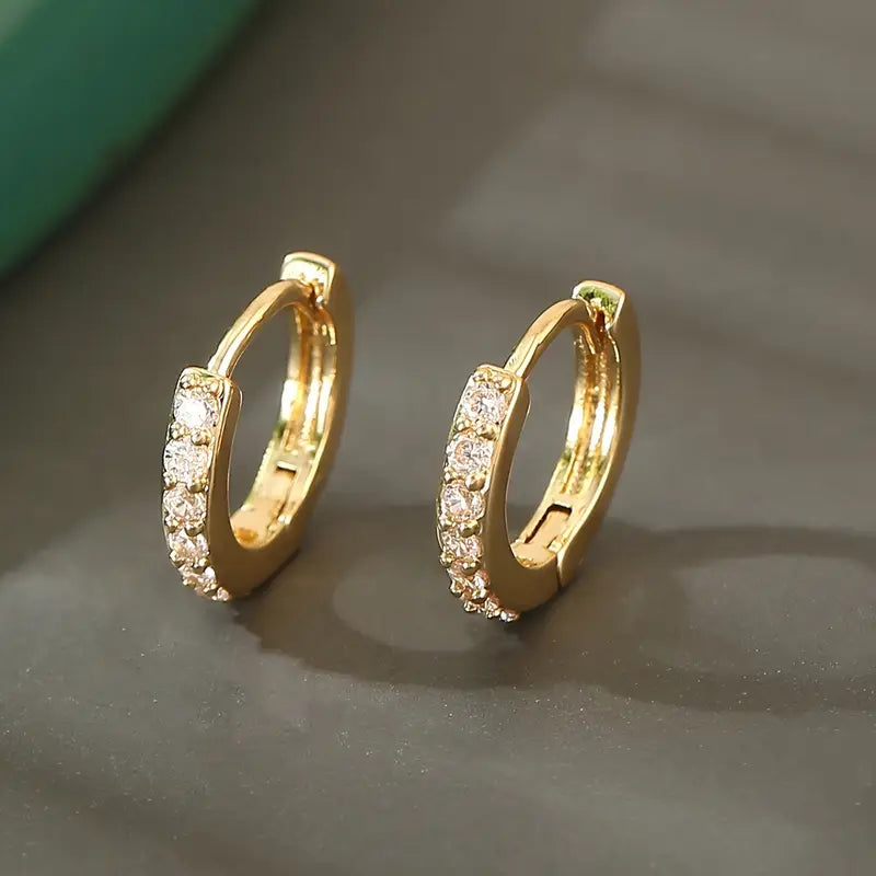 Küsteninspirierte Gold Tropfenohrringe