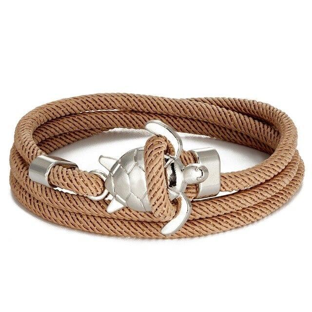 Handgefertigtes Meeresschildkrötenarmband