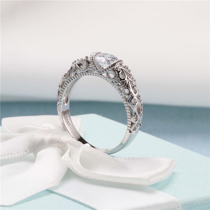 Eleganter Sterlingsilberring